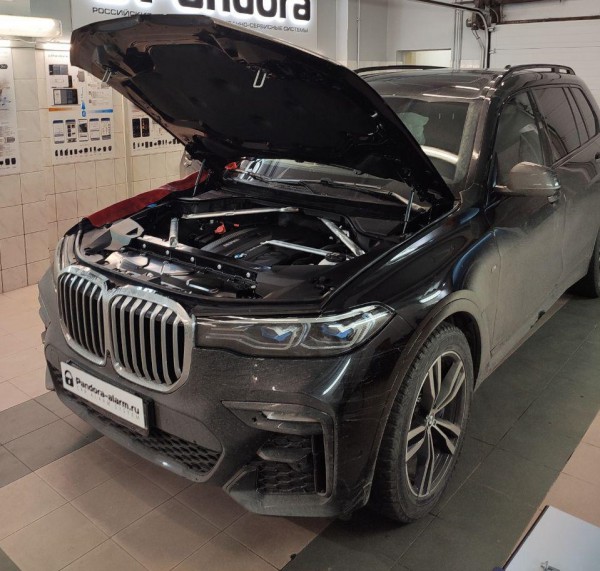 BMW X7 установка Pandora DXL 4790