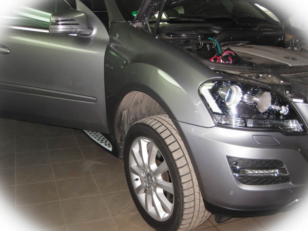 Mercedes ML 350 (164) установка Webasto Evo-5, Pandora DXL 3910